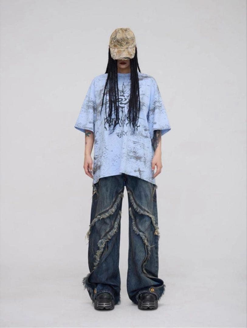 【PERSONSOUL】Tshirt color BLUE(最安値)