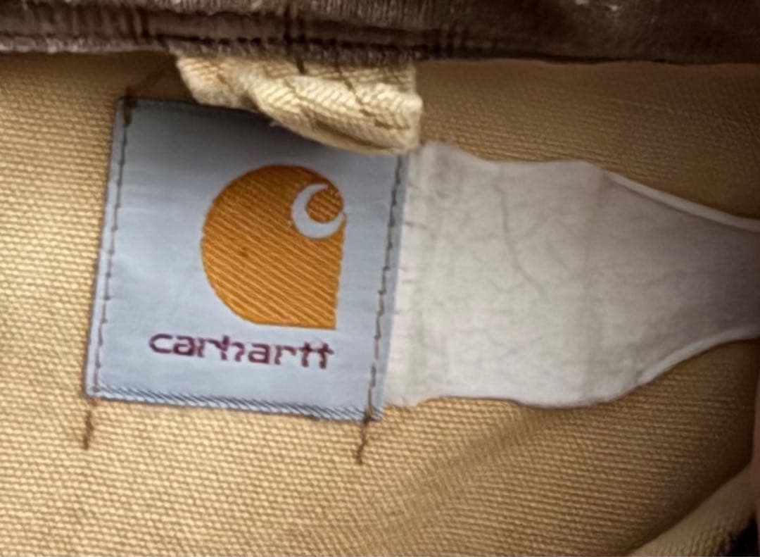 80s 星タグcarhartt 裏地なし　デトロイトジャケット　L tall
