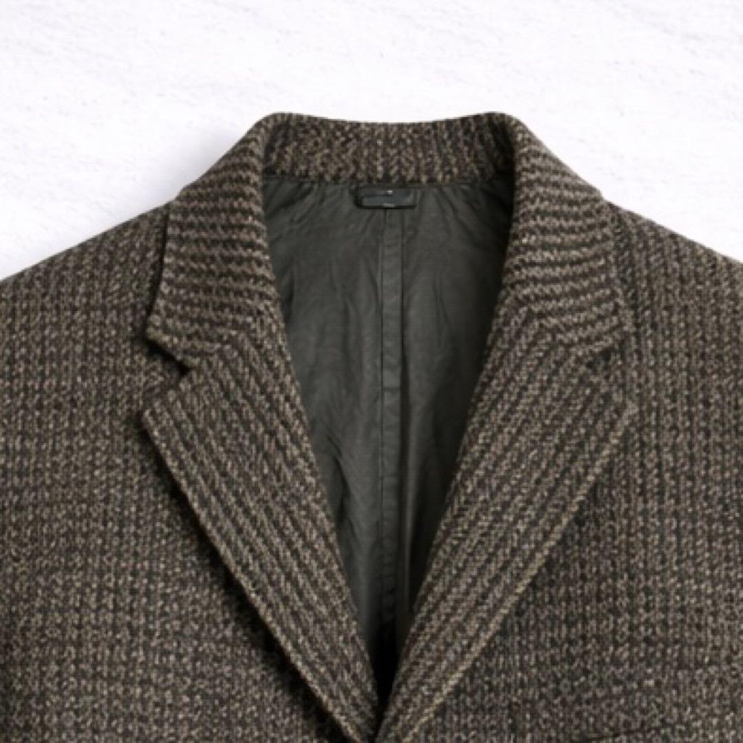 70's Harris Tweed ジャケット ブラウン ヴィンテージ 古着