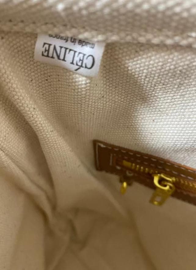 CELINE トートバッグ クリーム色