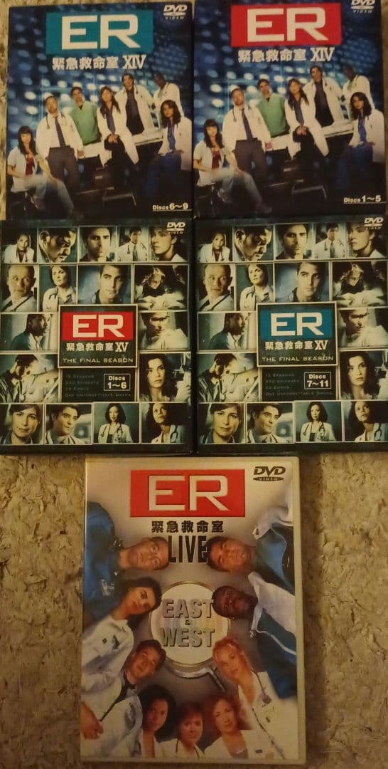年末年始に楽しむ❣美品・最安値❣ER DVD 全シーズンフルセット+LIVE1枚