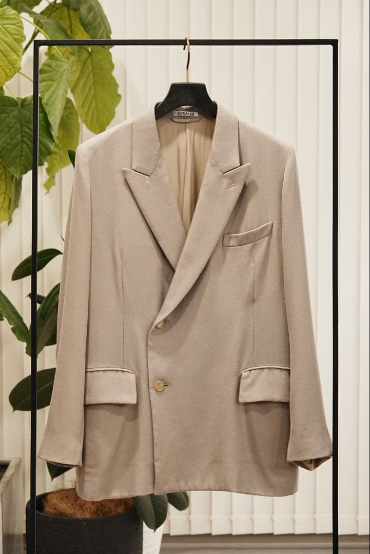 セットアップAURALEE WOOL DOUBLE BREASTED