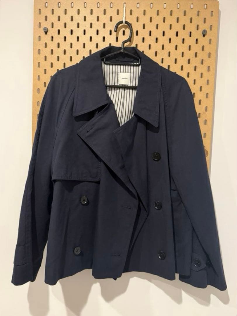 spick & span ソフトツイルショートトレンチコート