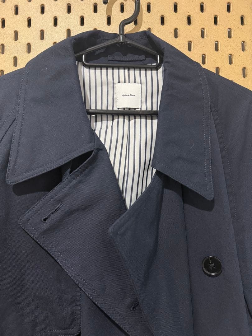 spick & span ソフトツイルショートトレンチコート