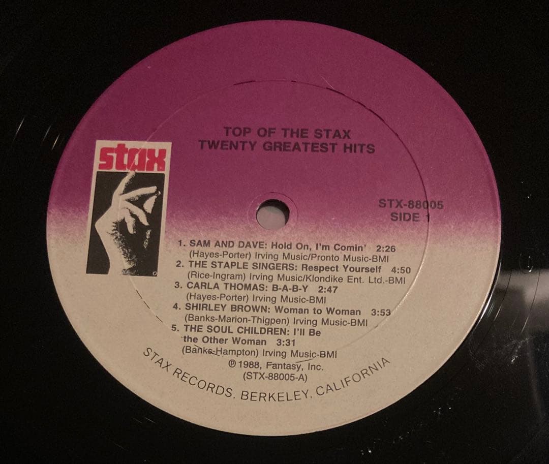 ◾️高音質スタックスソウルベスト20曲2LP◾️V.A. / Top If The