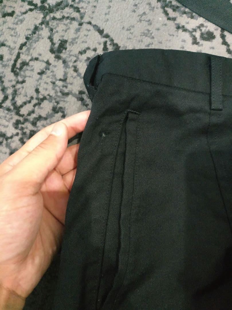 BLACK COMME des GARÇONS サルエルパンツ S ブラック