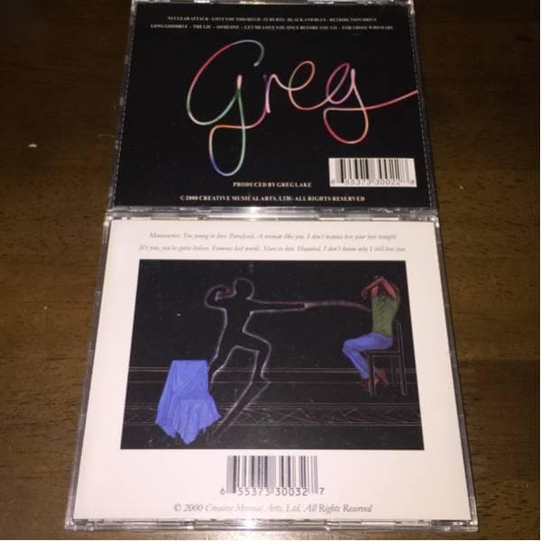 2枚セット！GREG LAKE & GARY MOORE/グレッグ・レイク