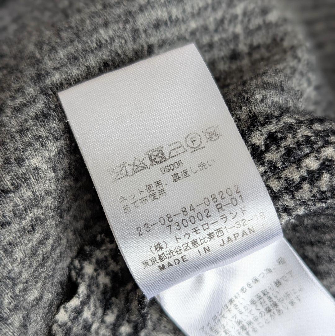 GALERIE VIE ウールナイロン チェスターコート チェック
