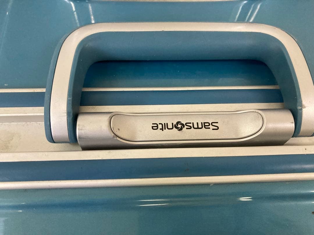 Samsonite ブルー、スーツケース