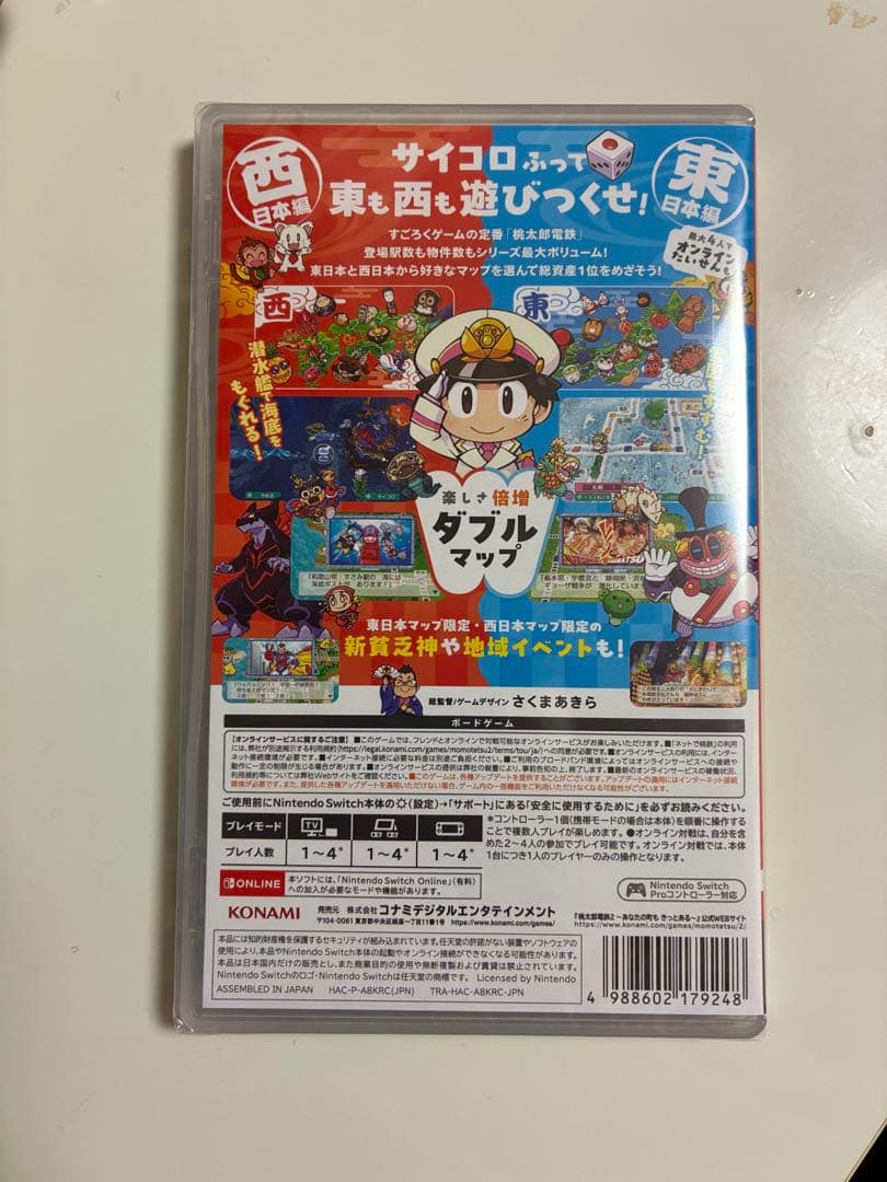 Switch版　新品　桃太郎電鉄2 あなたの町も きっとある 東日本編+西日本編
