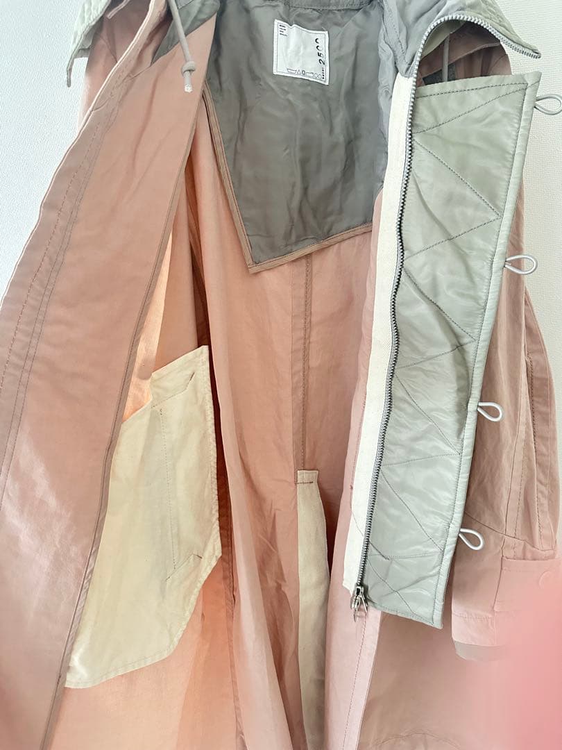 SACAI ダブルブレスト モッズコート