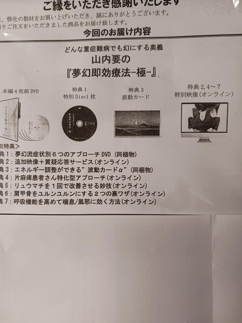 山内要　夢幻即効療法～極 　 エネルギー療法
