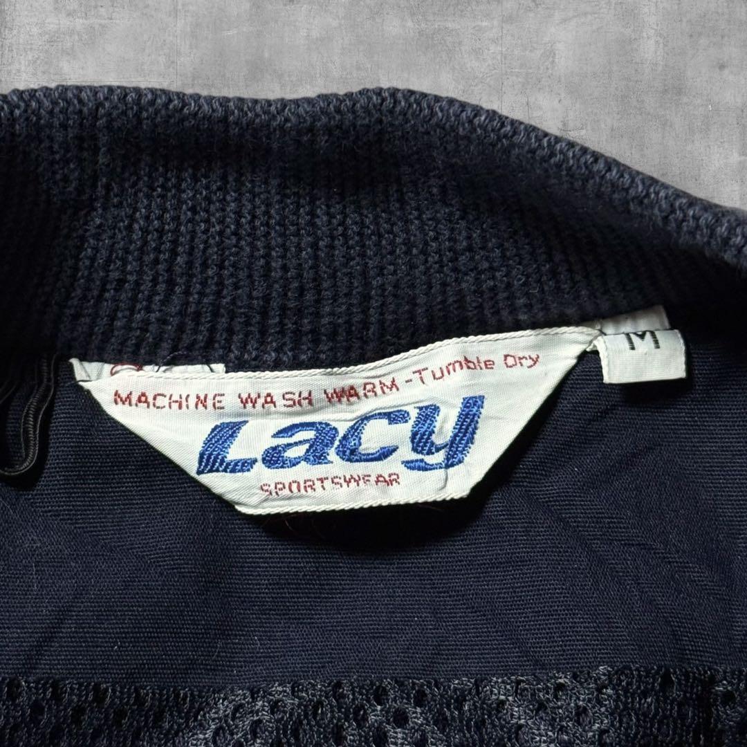 5002591古着90s Lacyダービージャケット好デザイン短丈TALO