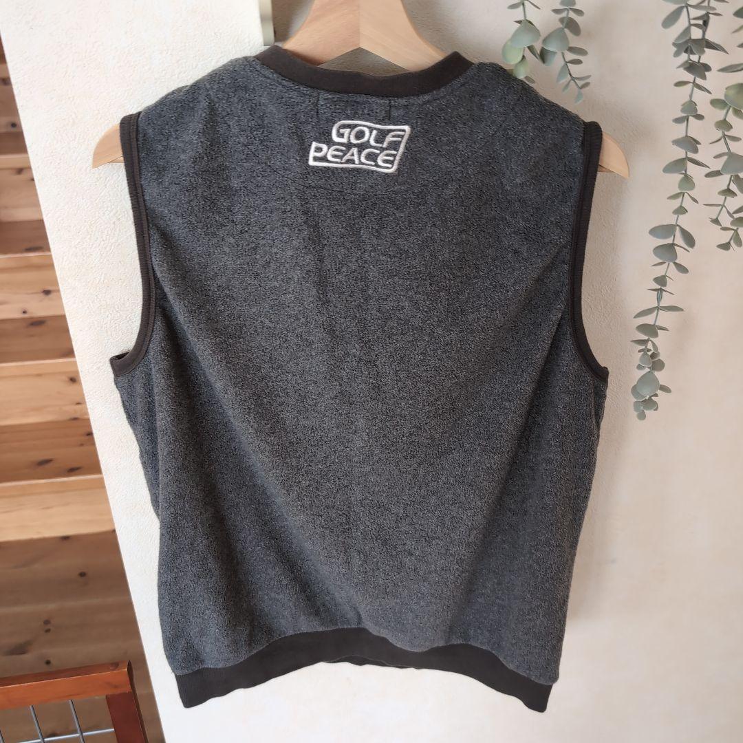 Rough and Swell Vネックベスト GOLF PEACE