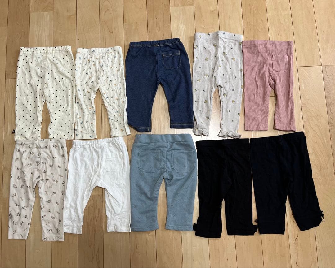 Izu様 ベビー服９５まとめ売り秋冬服のみ女の子５９着