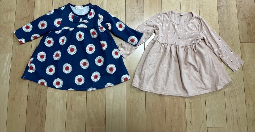 Izu様 ベビー服９５まとめ売り秋冬服のみ女の子５９着