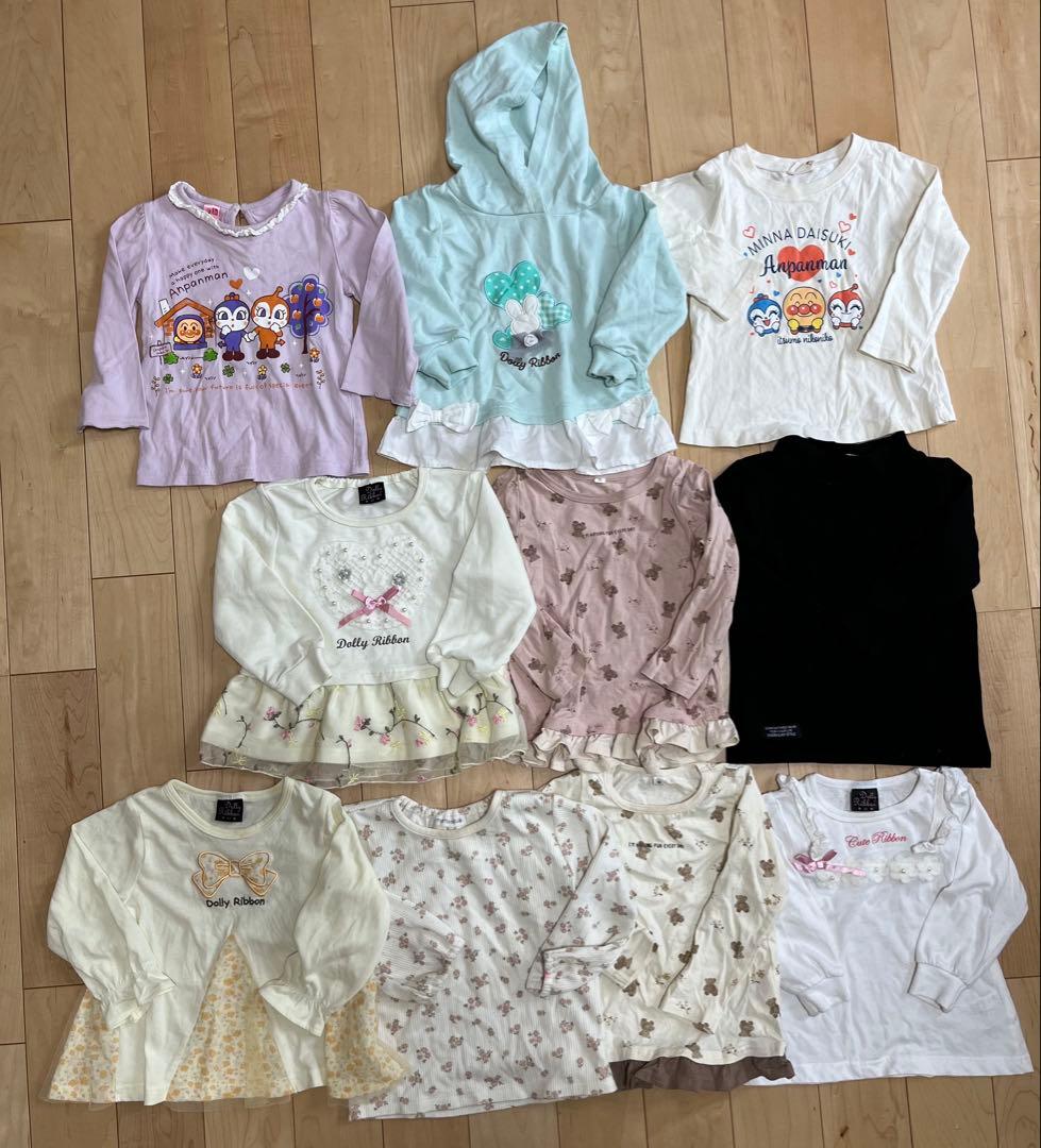 Izu様 ベビー服９５まとめ売り秋冬服のみ女の子５９着
