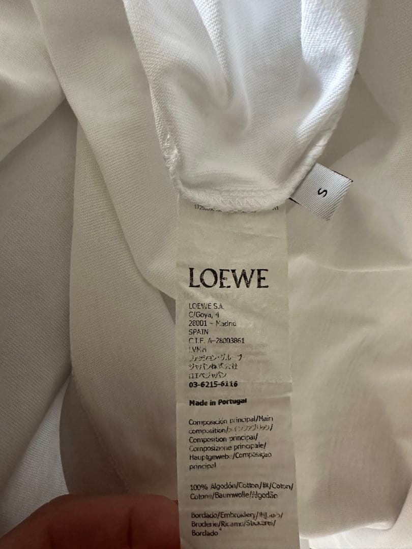 LOEWE ホワイト Tシャツ