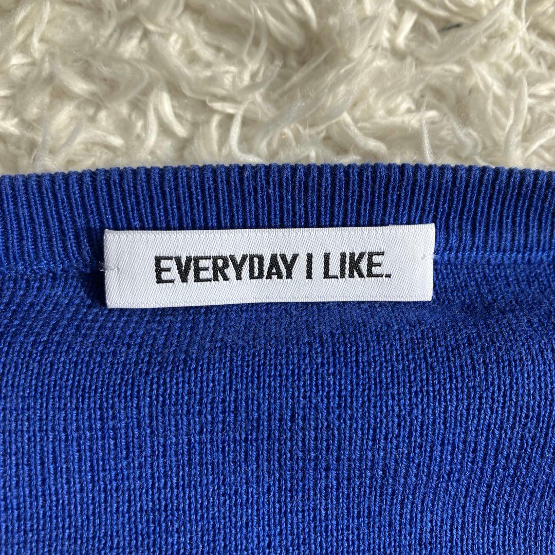 美品 近年 22SS EVERYDAY I LIKE クルーネックカーディガン