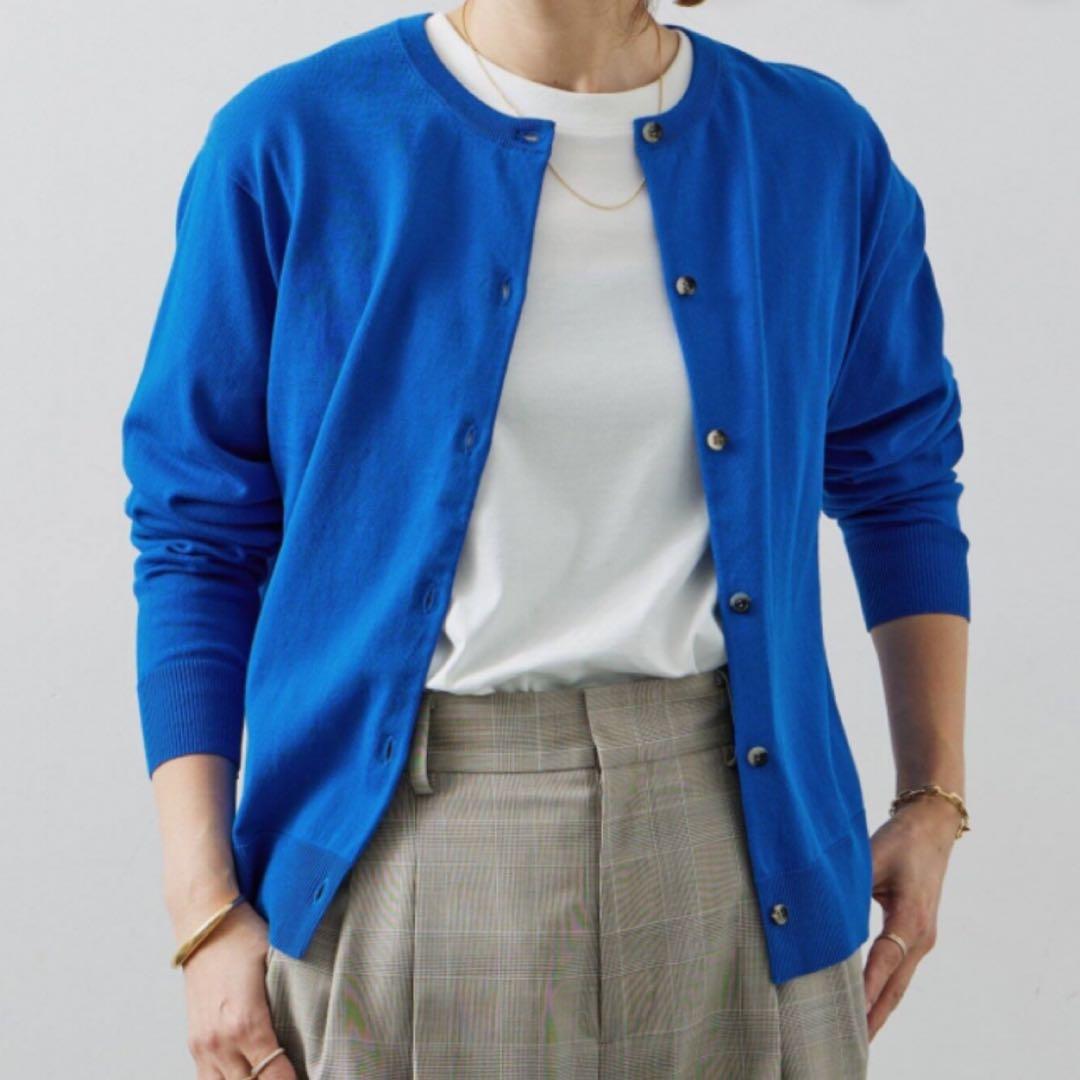 美品 近年 22SS EVERYDAY I LIKE クルーネックカーディガン