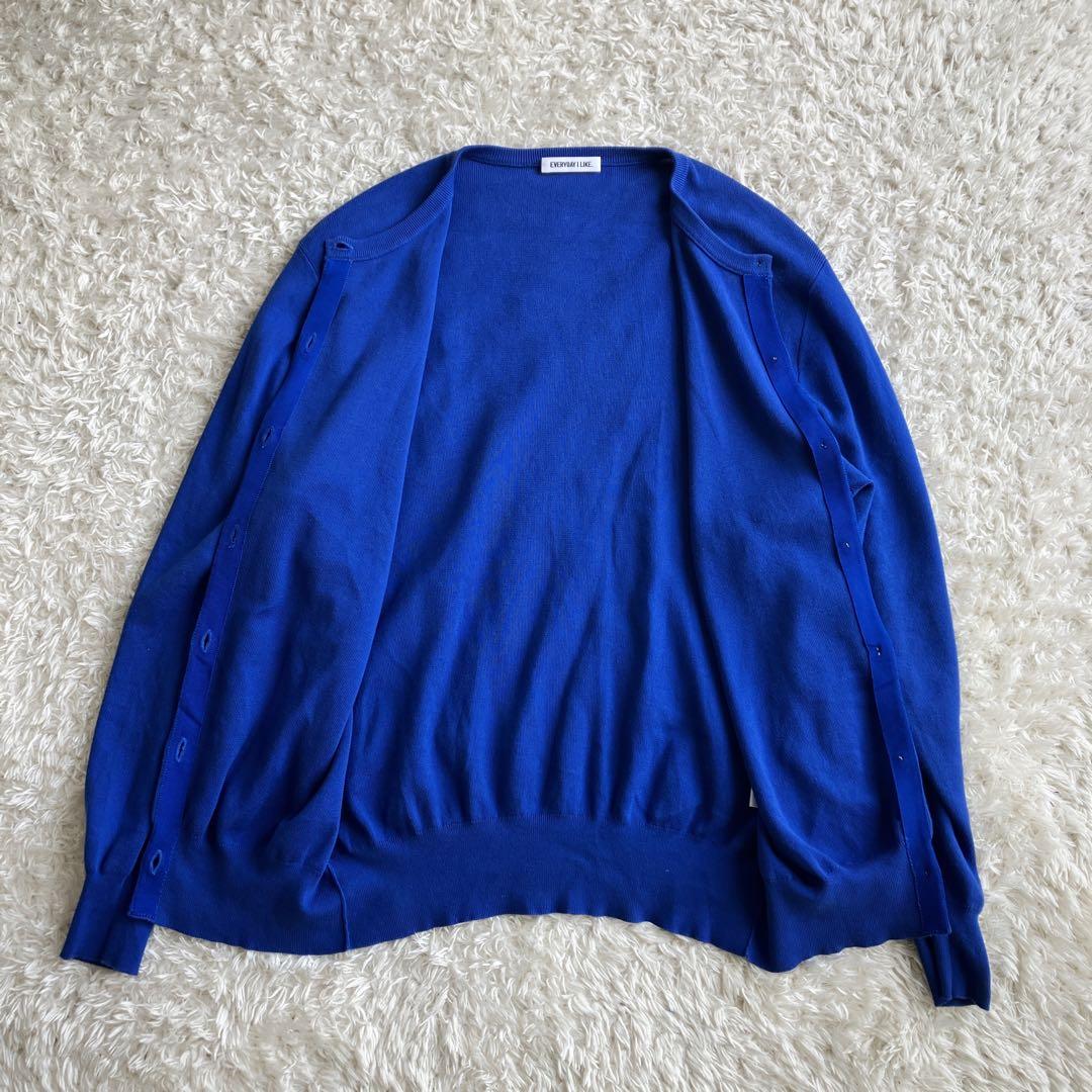 美品 近年 22SS EVERYDAY I LIKE クルーネックカーディガン