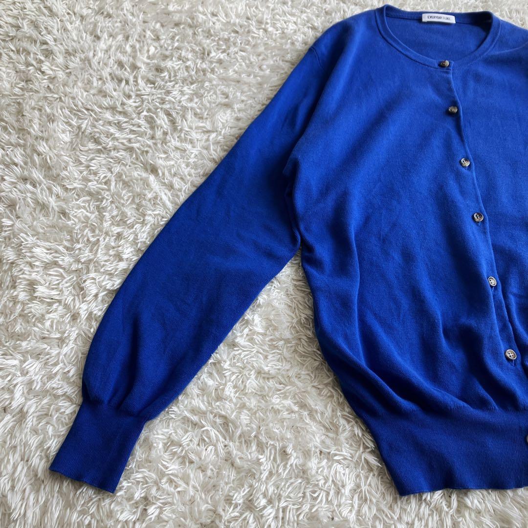 美品 近年 22SS EVERYDAY I LIKE クルーネックカーディガン