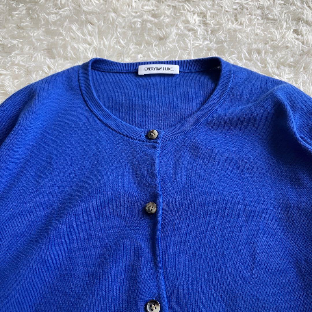 美品 近年 22SS EVERYDAY I LIKE クルーネックカーディガン