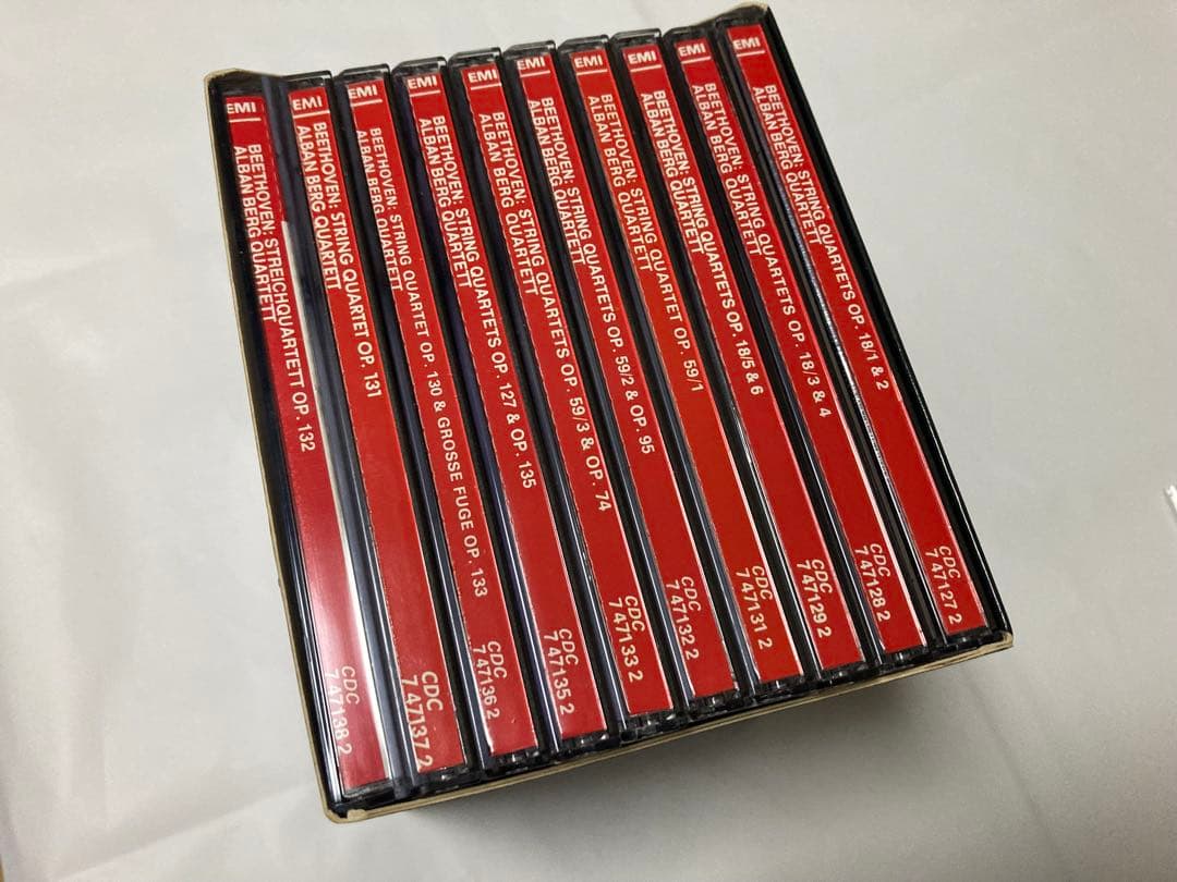 10CD ベートーヴェン 弦楽四重奏曲全集 アルバン・ベルク スタジオ録音