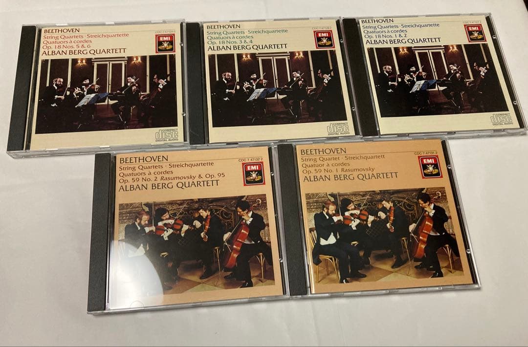 10CD ベートーヴェン 弦楽四重奏曲全集 アルバン・ベルク スタジオ録音