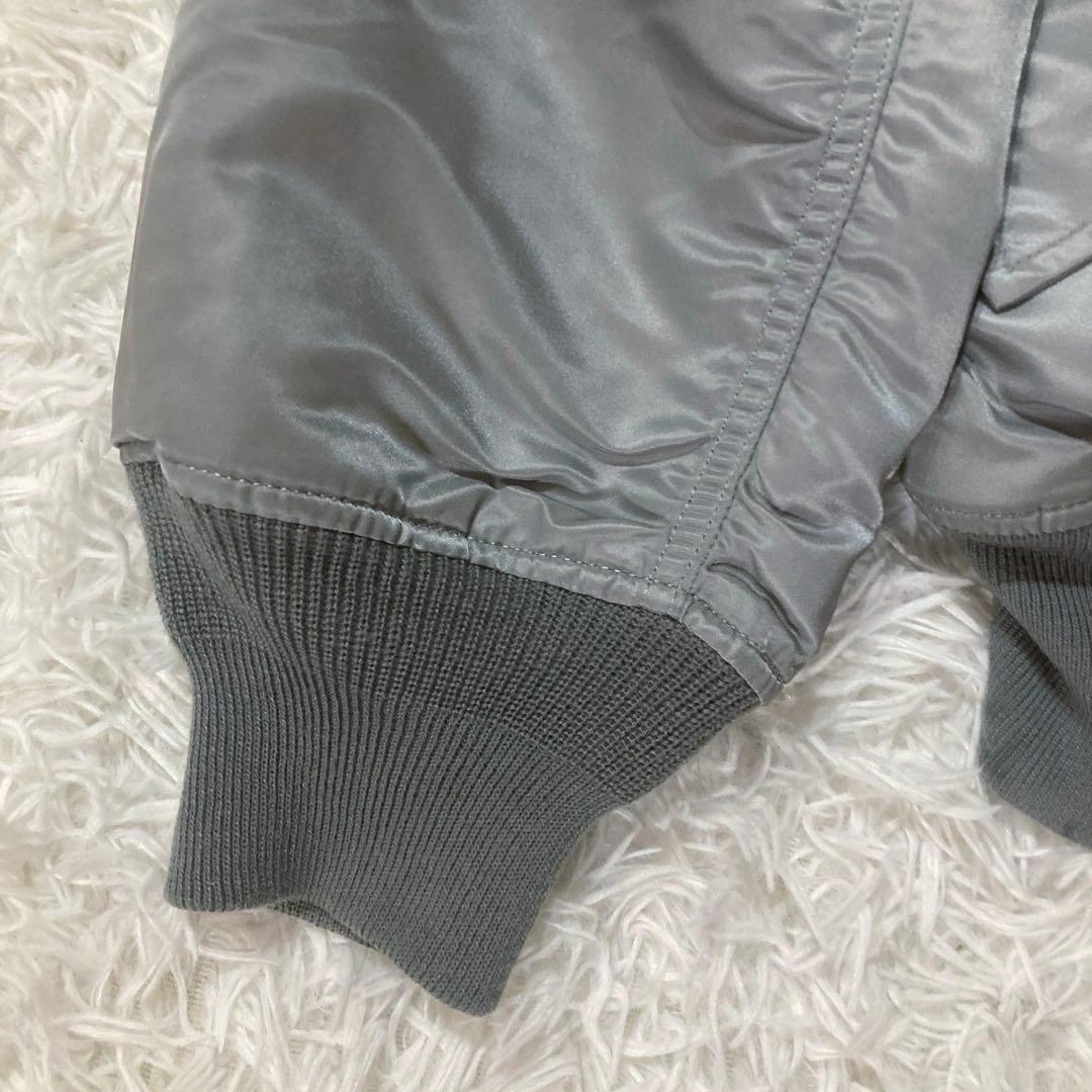 【希少カラー・ビッグサイズ】 アルファインダストリーズ　現行　シルバー　XL