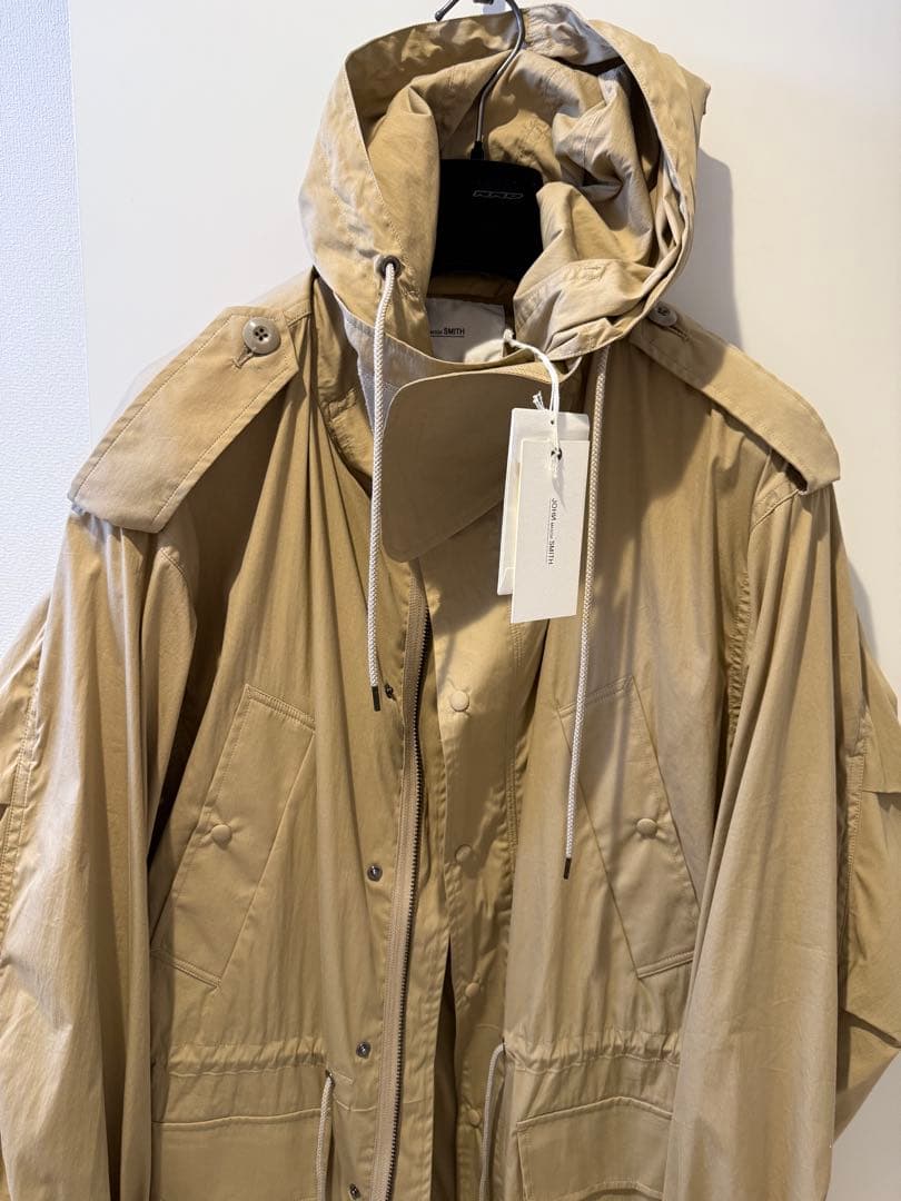 未使用日本製JOHN MASON SMITH ベージュモッズコート