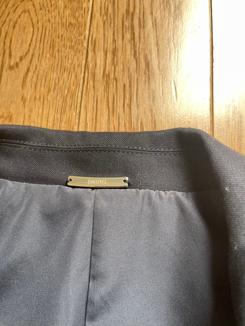SNIDEL Sustainableゴールドメタルボタン テーラードジャケット