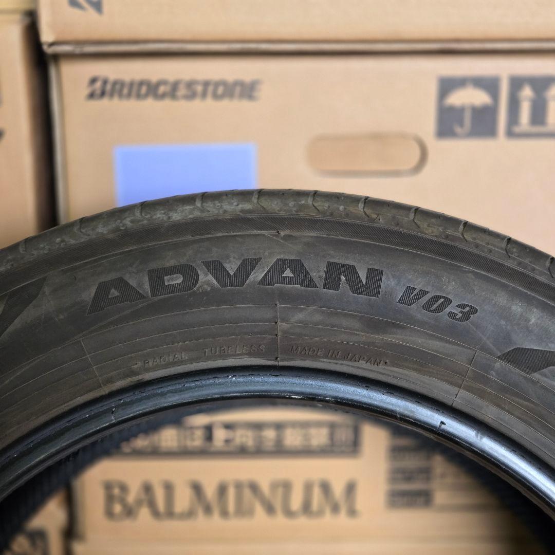 ヨコハマ ADVAN V03 225/60R18 2本 アルファード等