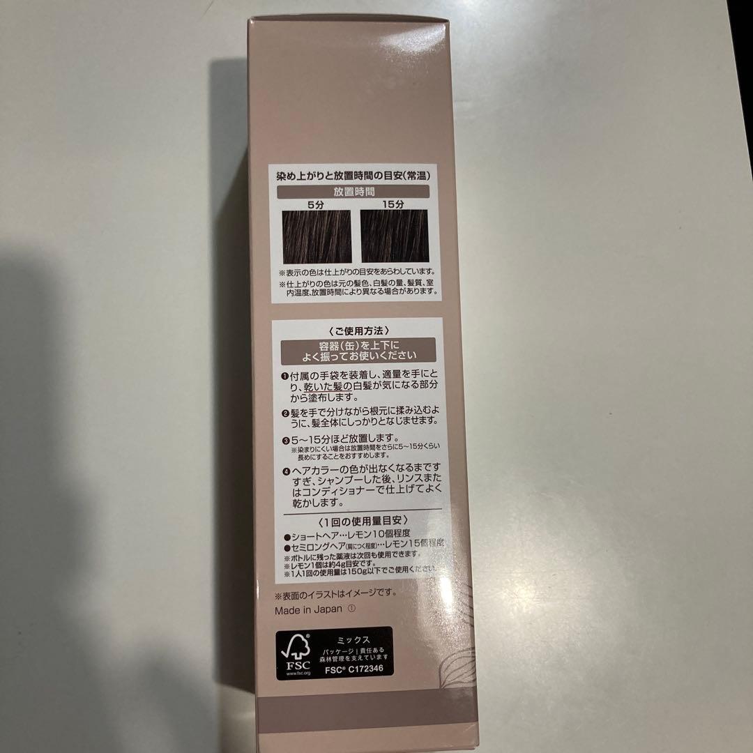 ヘアボーテ エクラ ボタニカル エアカラーフォームup ダークブラウン 150g