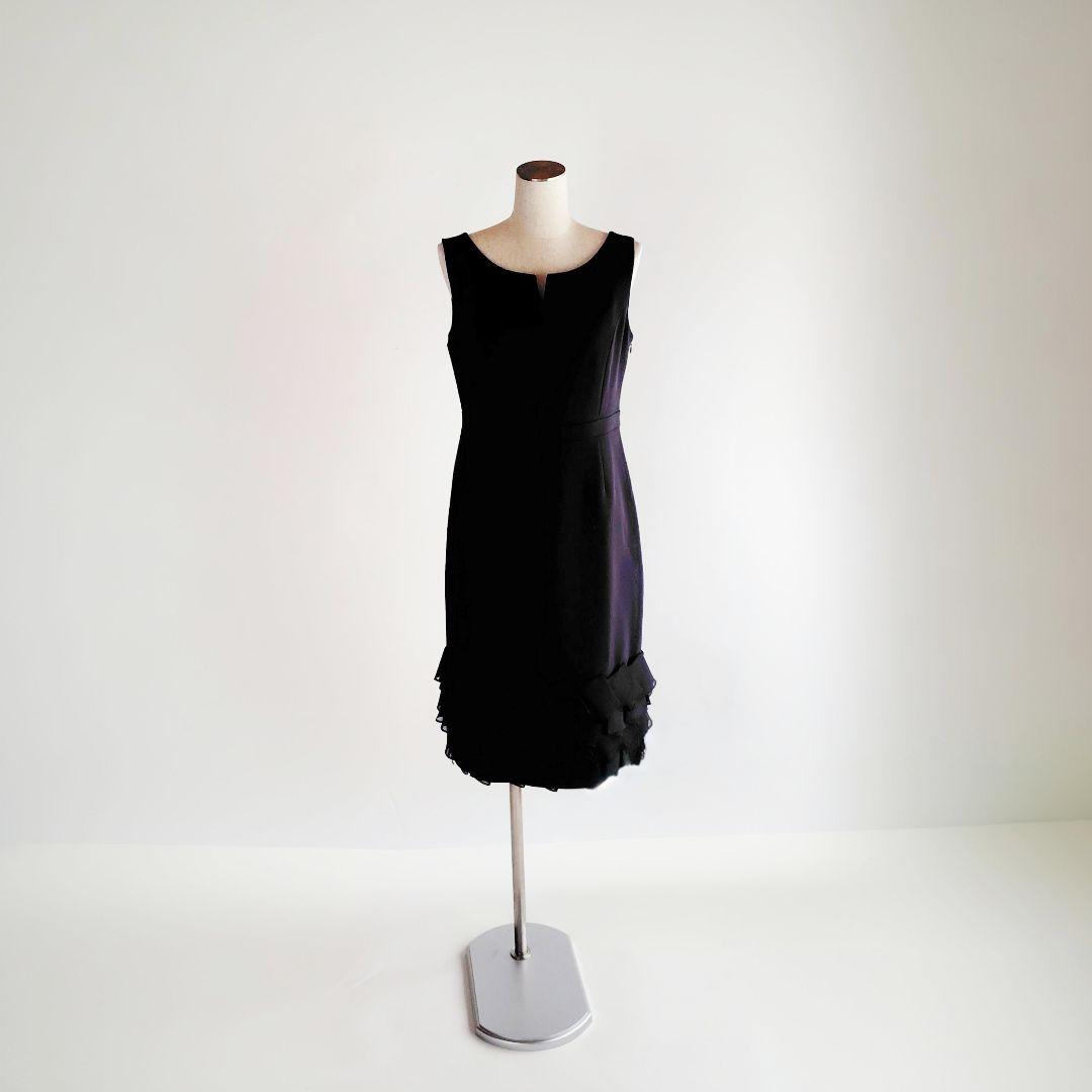Grace Class グレースクラス 38/M 黒 フリル ドレス ワンピース