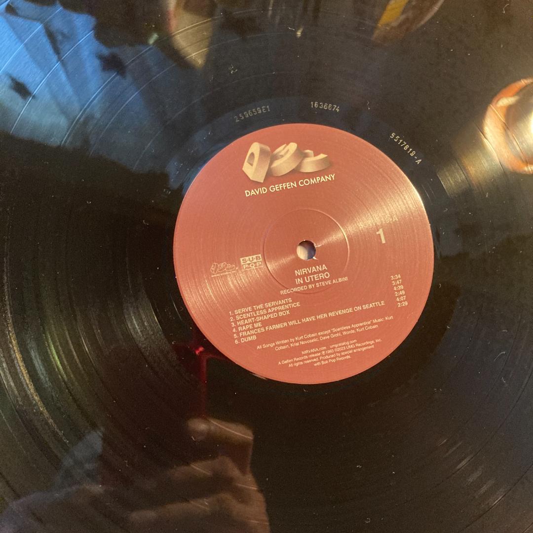 洋楽 Nirvana In Utero (30th Anniversary)