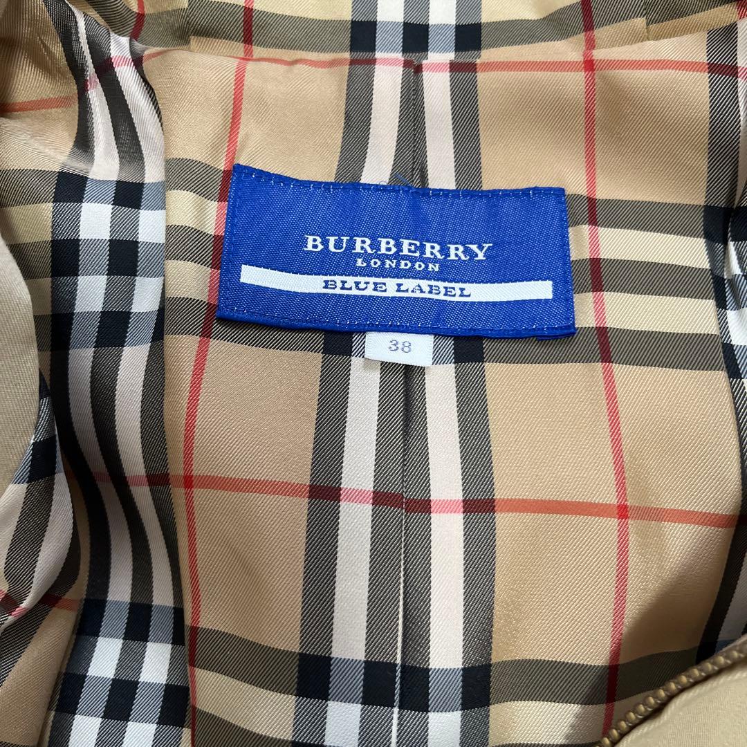 【美品】BURBERRY BLUE LABELスプリングコート ノバチェック