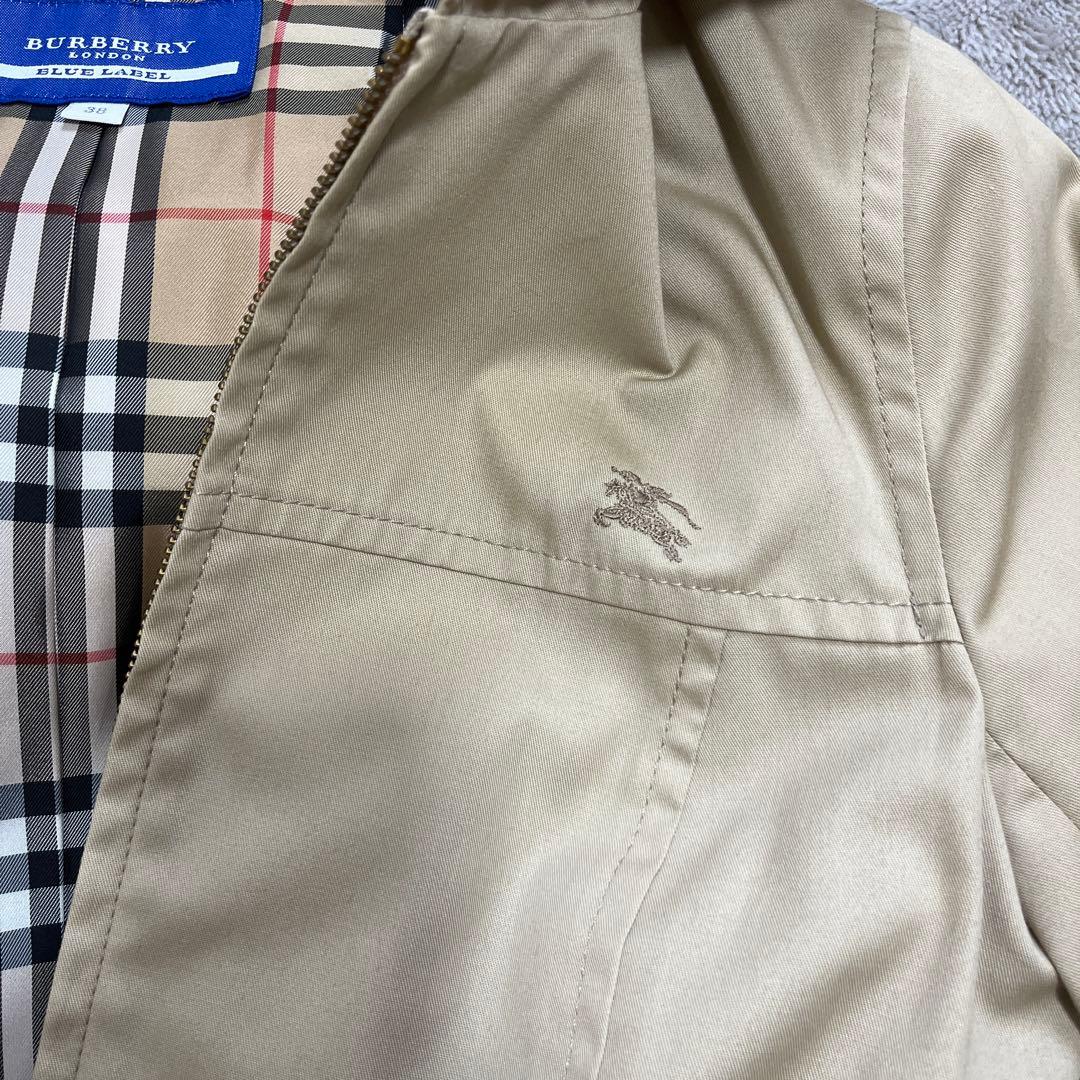 【美品】BURBERRY BLUE LABELスプリングコート ノバチェック