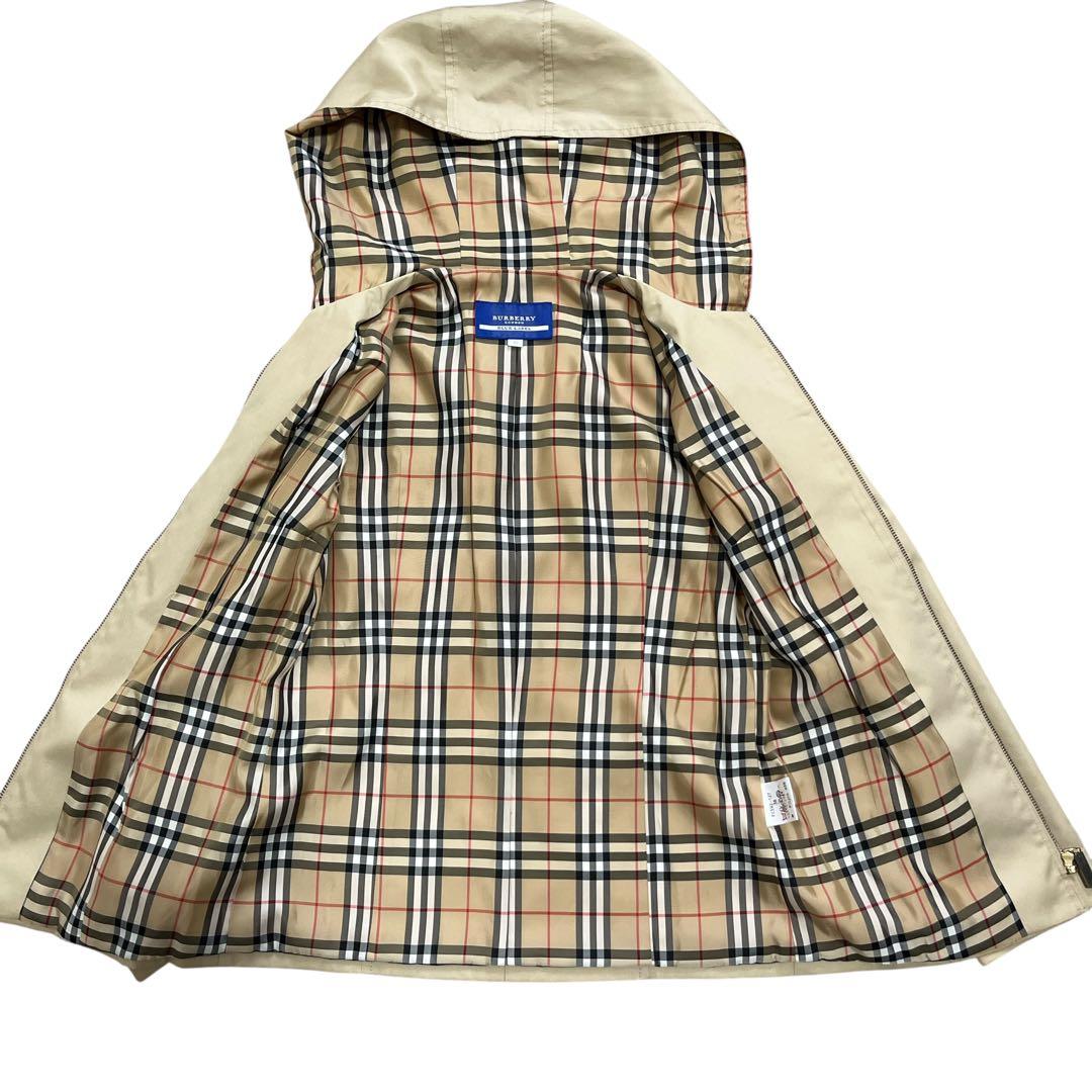 【美品】BURBERRY BLUE LABELスプリングコート ノバチェック
