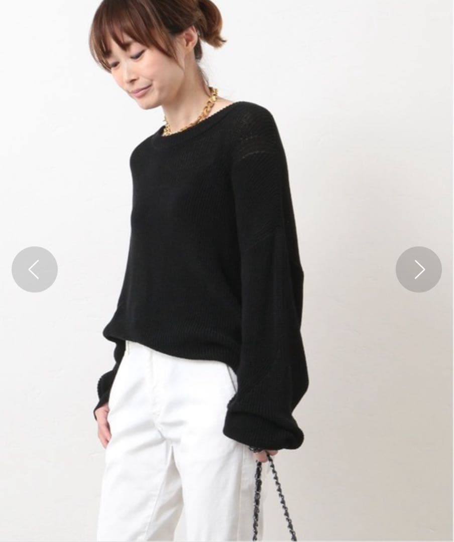 【定価4.2万】極美品✨ドゥーズィエムクラス　beauty アゼ クルーネック