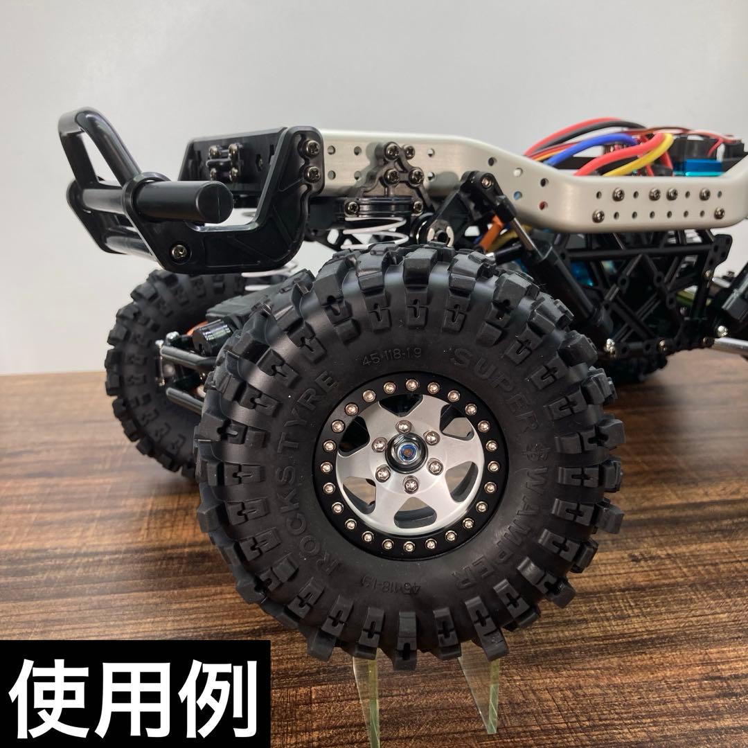 1.9 インチ ビード ロック ホイール RC アルミ クローラー タイヤ 金属