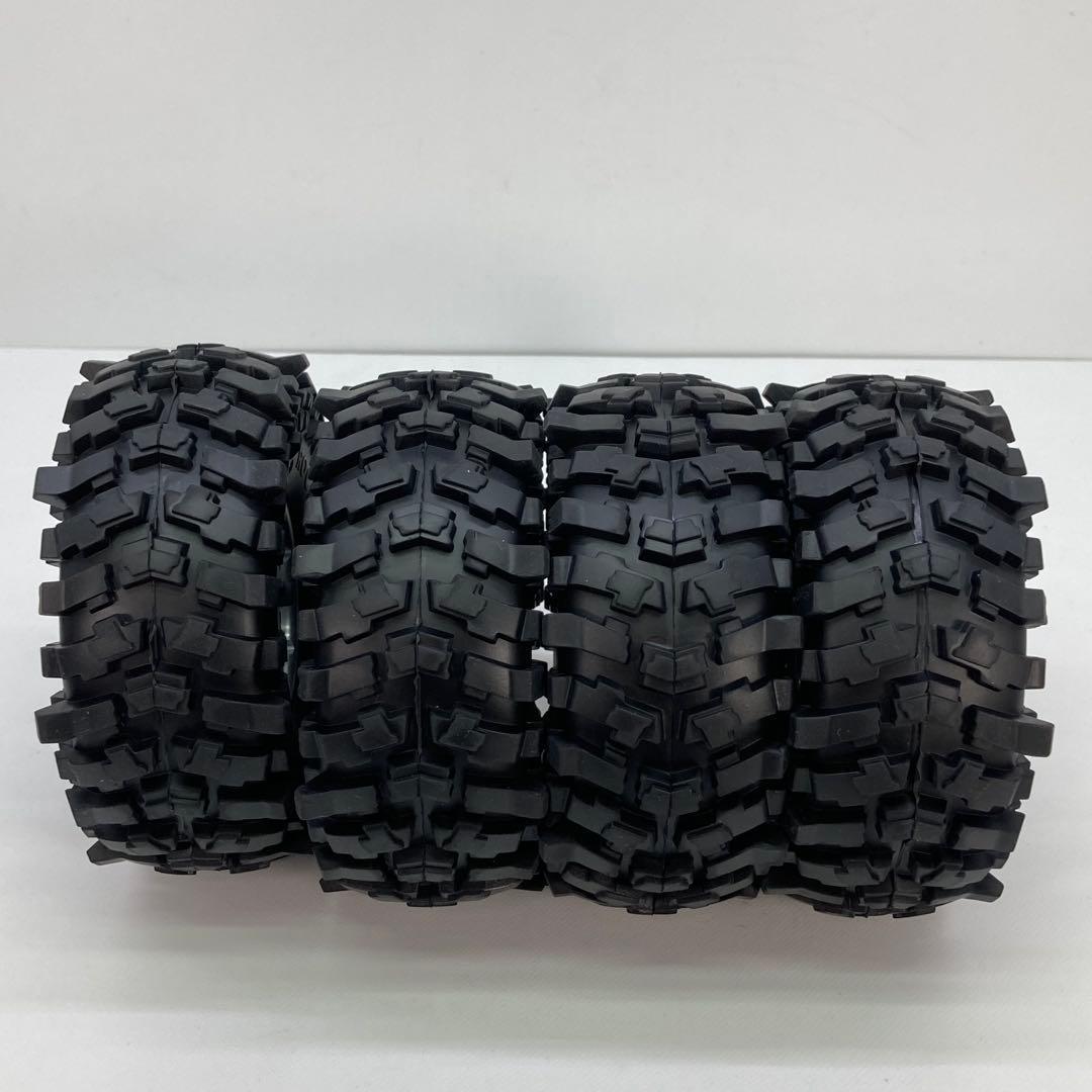 1.9 インチ ビード ロック ホイール RC アルミ クローラー タイヤ 金属