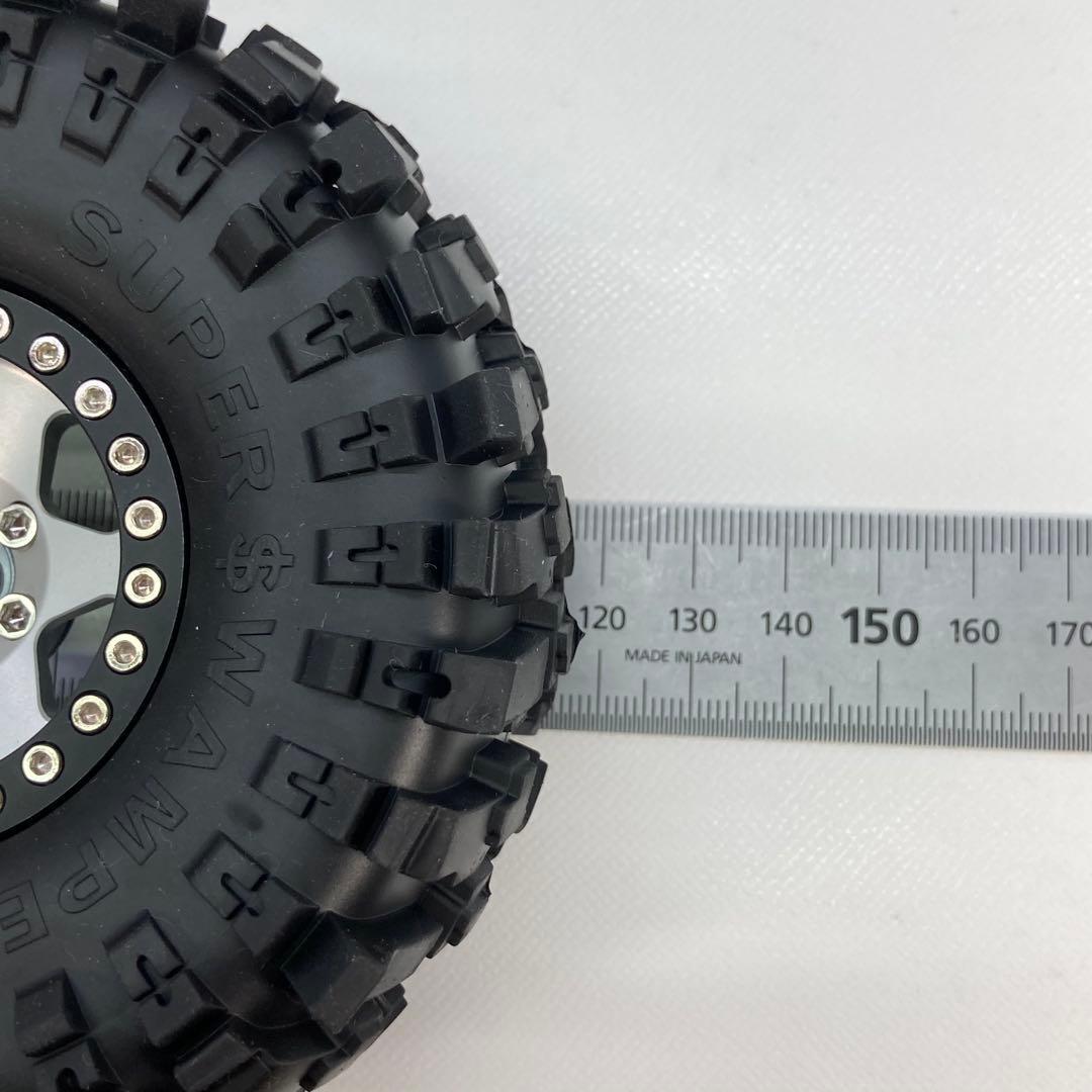 1.9 インチ ビード ロック ホイール RC アルミ クローラー タイヤ 金属