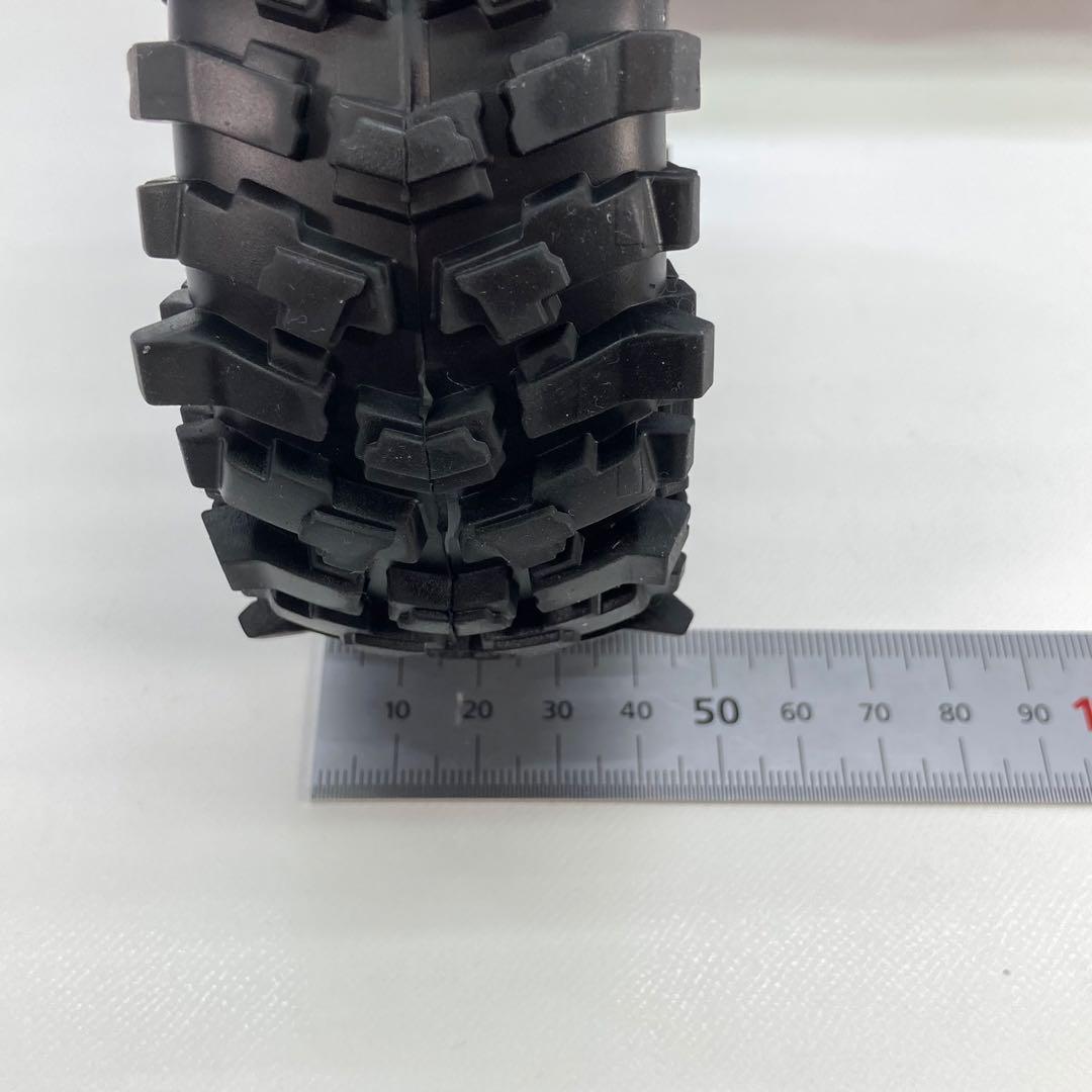 1.9 インチ ビード ロック ホイール RC アルミ クローラー タイヤ 金属