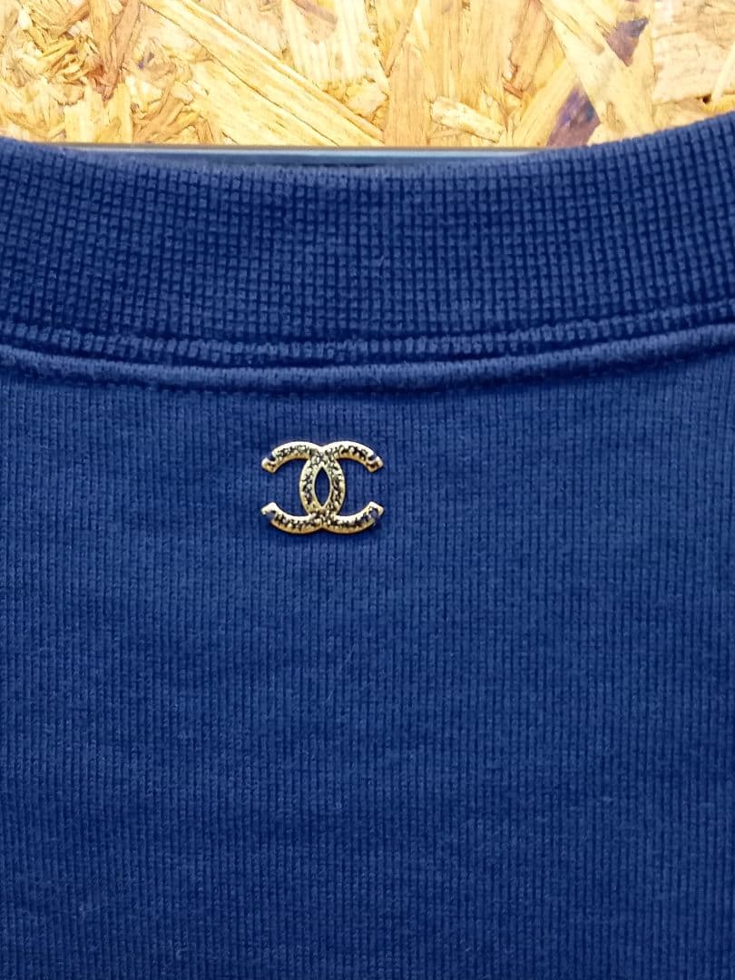 最終値下げ！CHANEL/ココマーク/Tシャツ/ネイビー/MWH2114