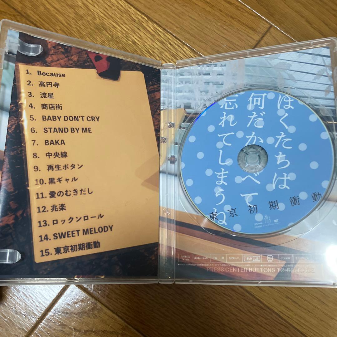 東京初期衝動　ぼくたちは何だかすべて忘れてしまうね　DVD