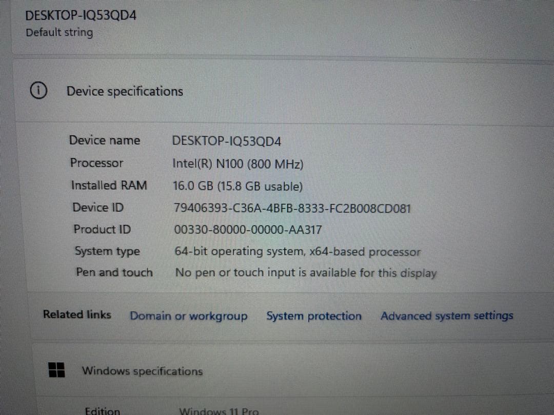 ミニPC Chatree T9 Mini PC Intel N100