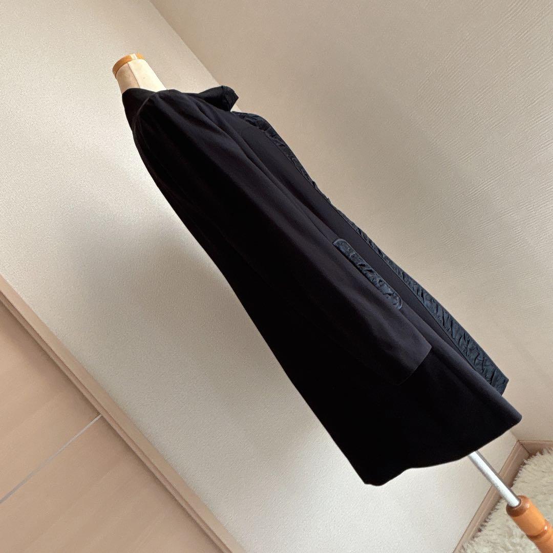 極美品 ヴィヴィアンタム 裏チャイナ生地 ハイネック コート 黒 サイズ1
