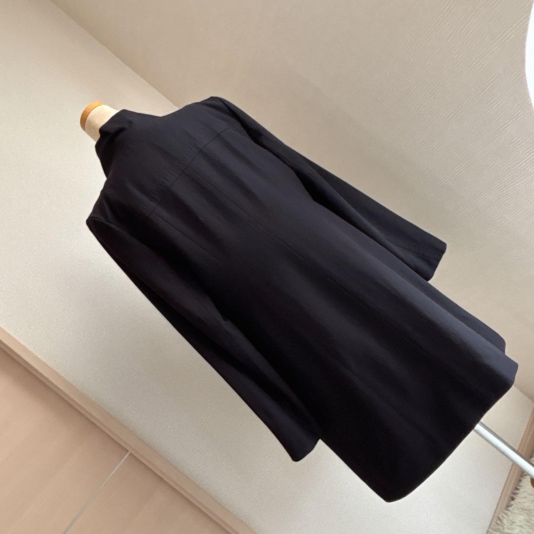 極美品 ヴィヴィアンタム 裏チャイナ生地 ハイネック コート 黒 サイズ1