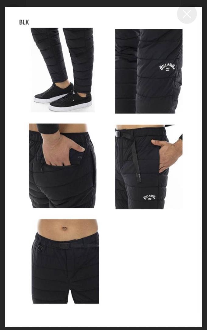 BILLABONG メンズ ADIV PUFF PANT ロングパンツ